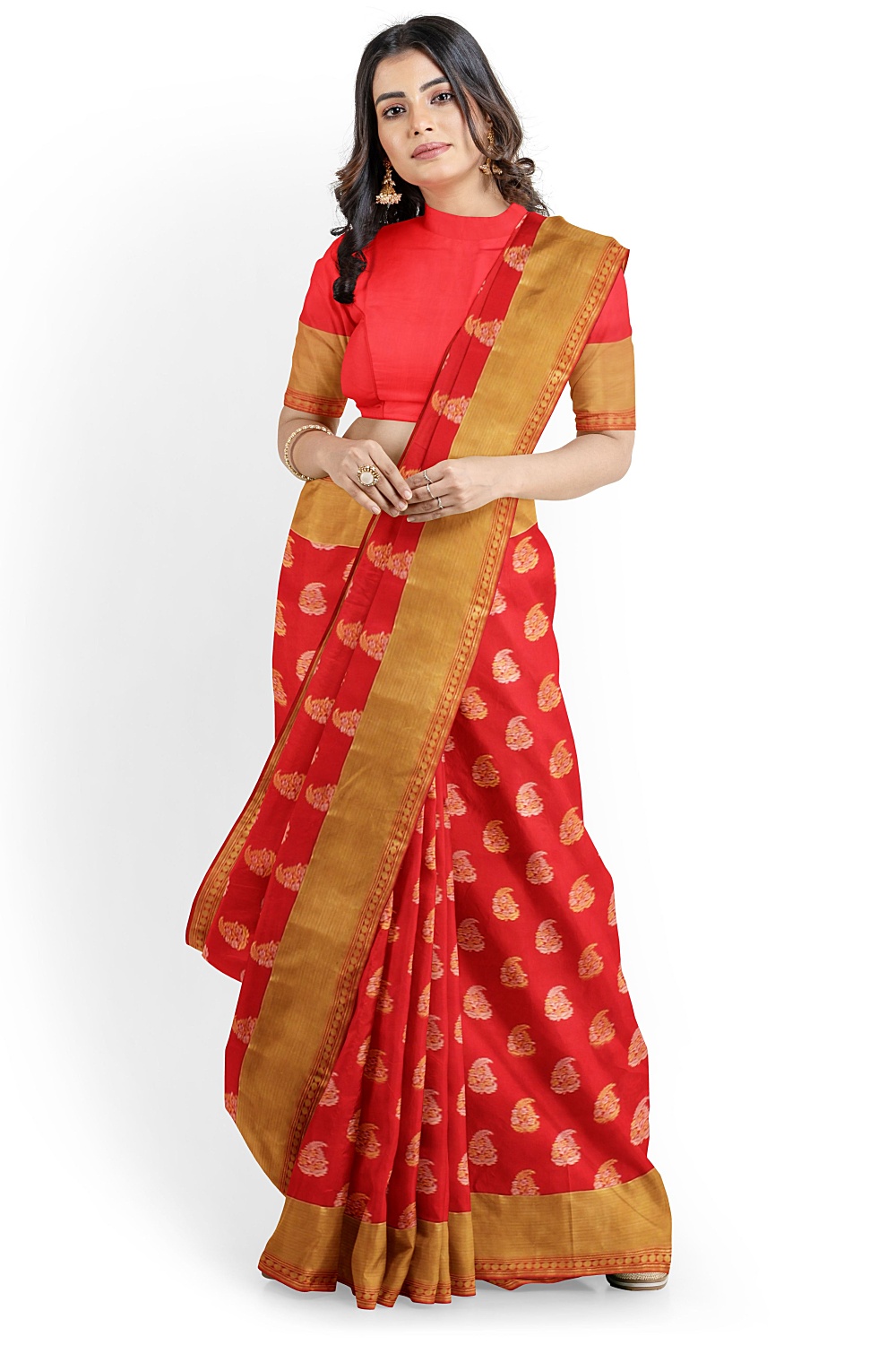 Red Kanjivaram Silk Saree