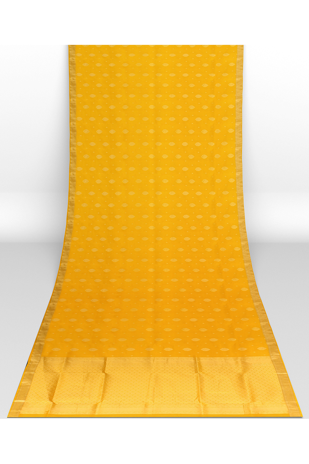 Yellow Kanjivaram Silk Saree