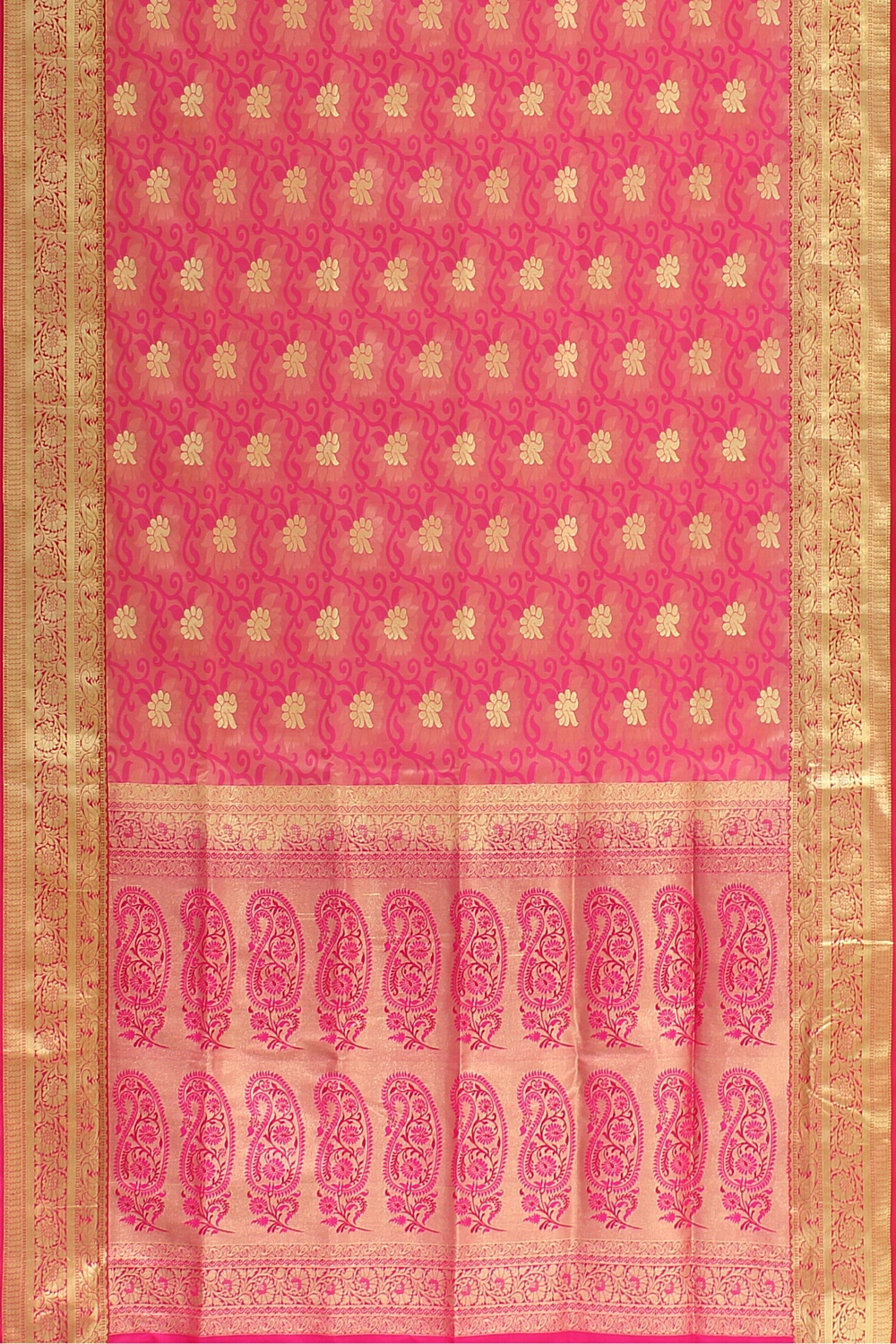 Magenta Kanjivaram Silk Saree
