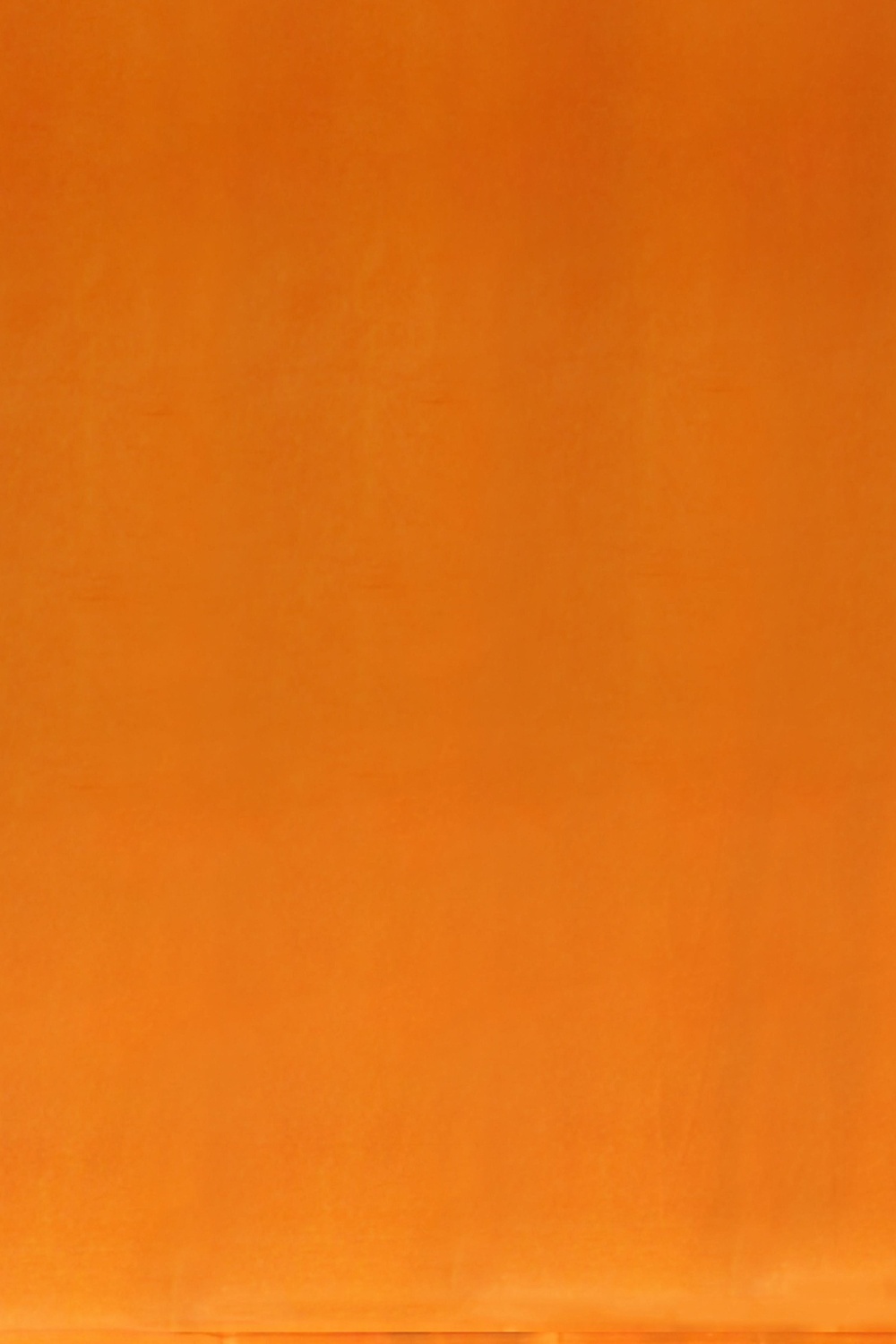 Orange Printed Silk Saree