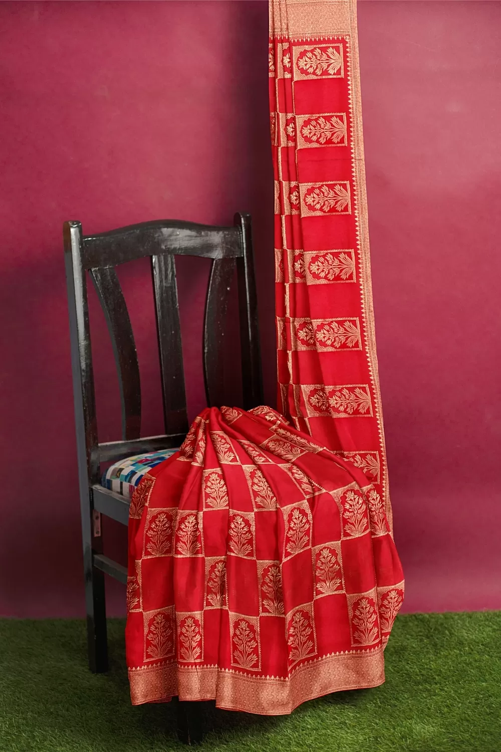 Red Colour Soft Silk Sarees