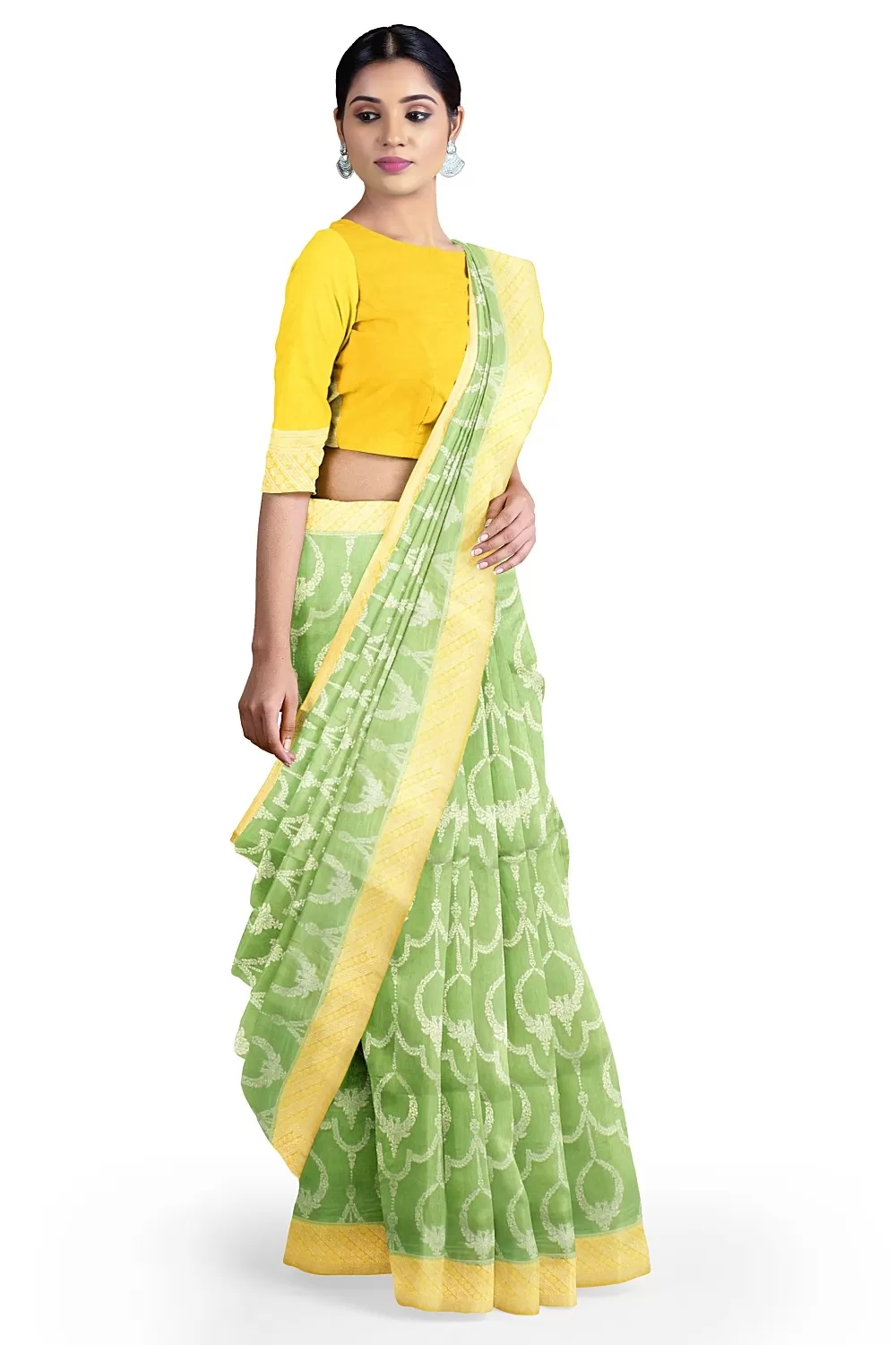 Green Colour Silk Saree