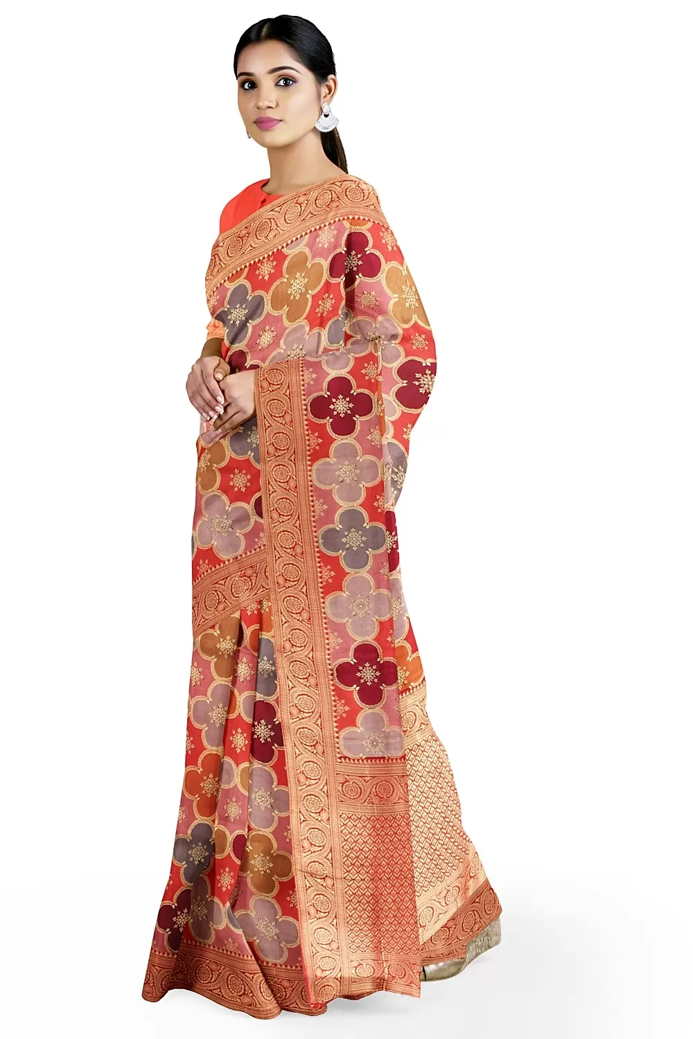 Multi Colour Soft Silk Sarees