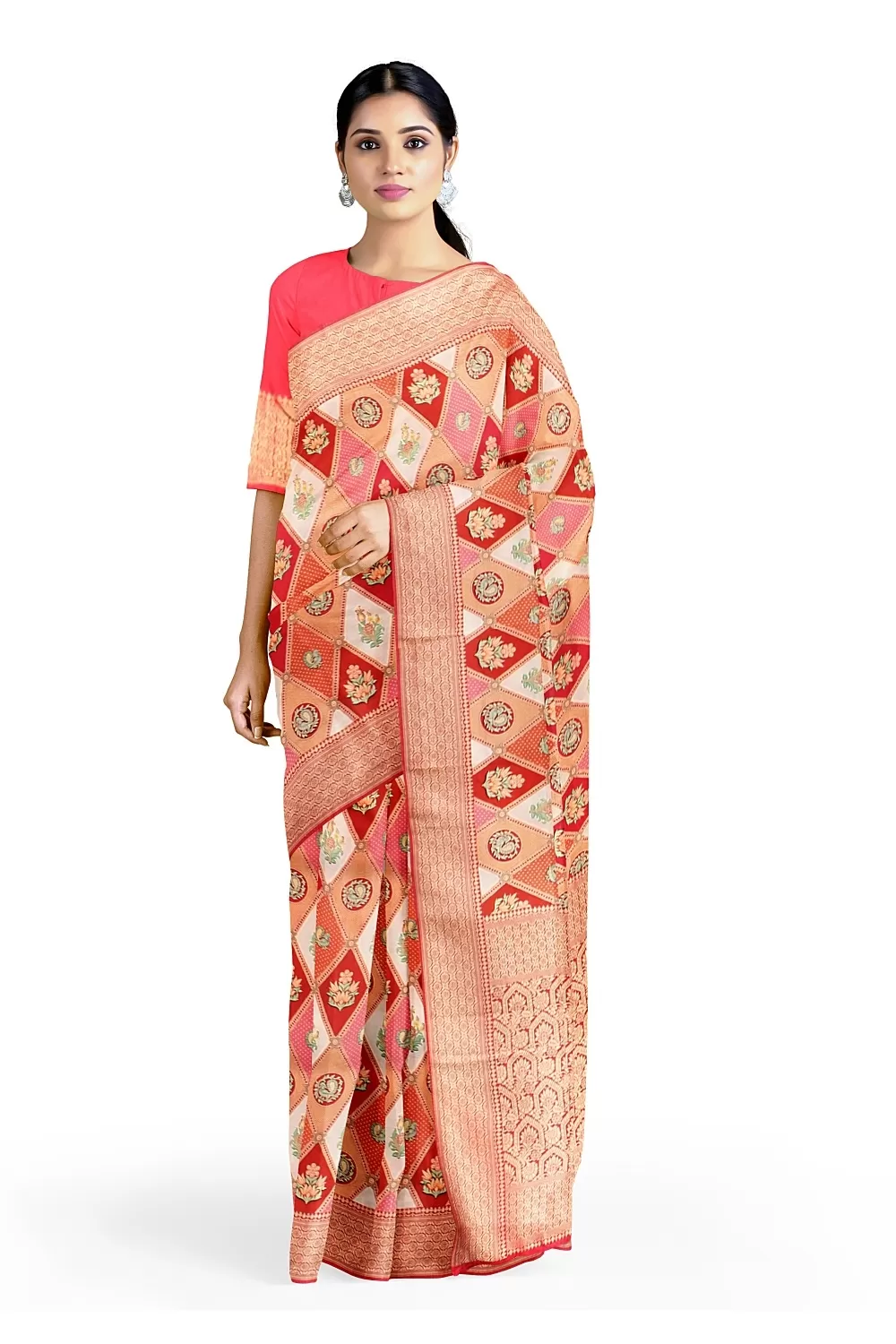 Multi Colour Soft Silk Sarees