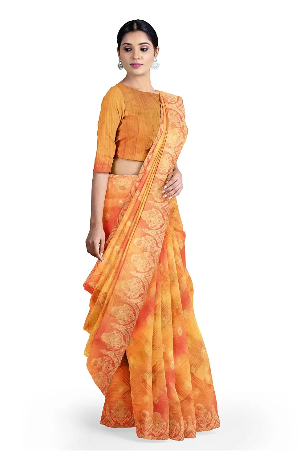 Multi Colour Soft Silk Saree