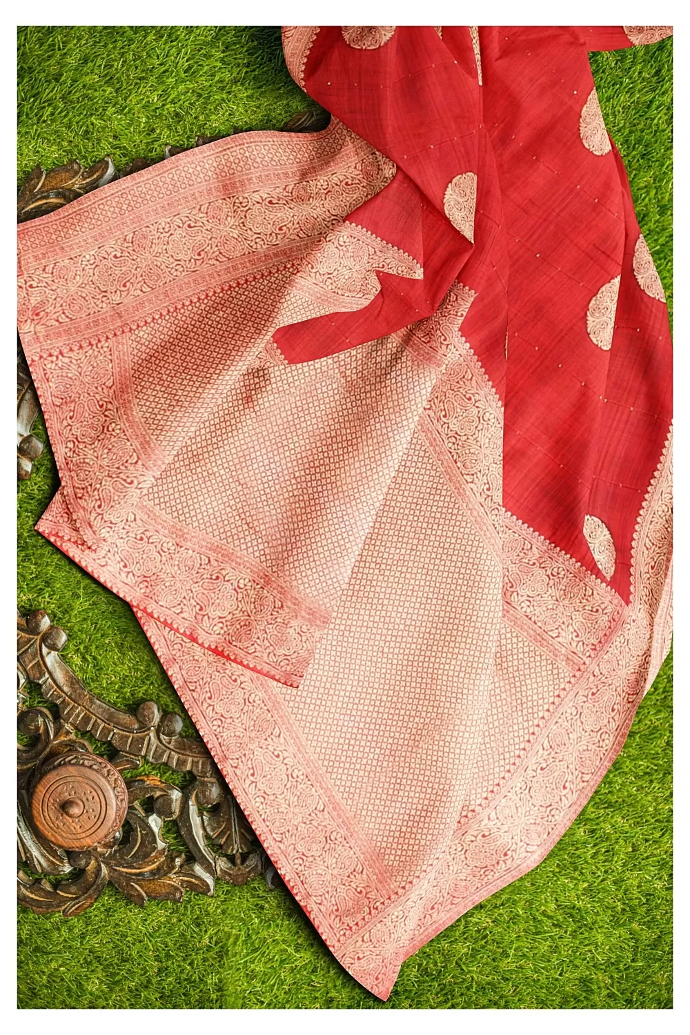 Red Colour Soft Silk Saree