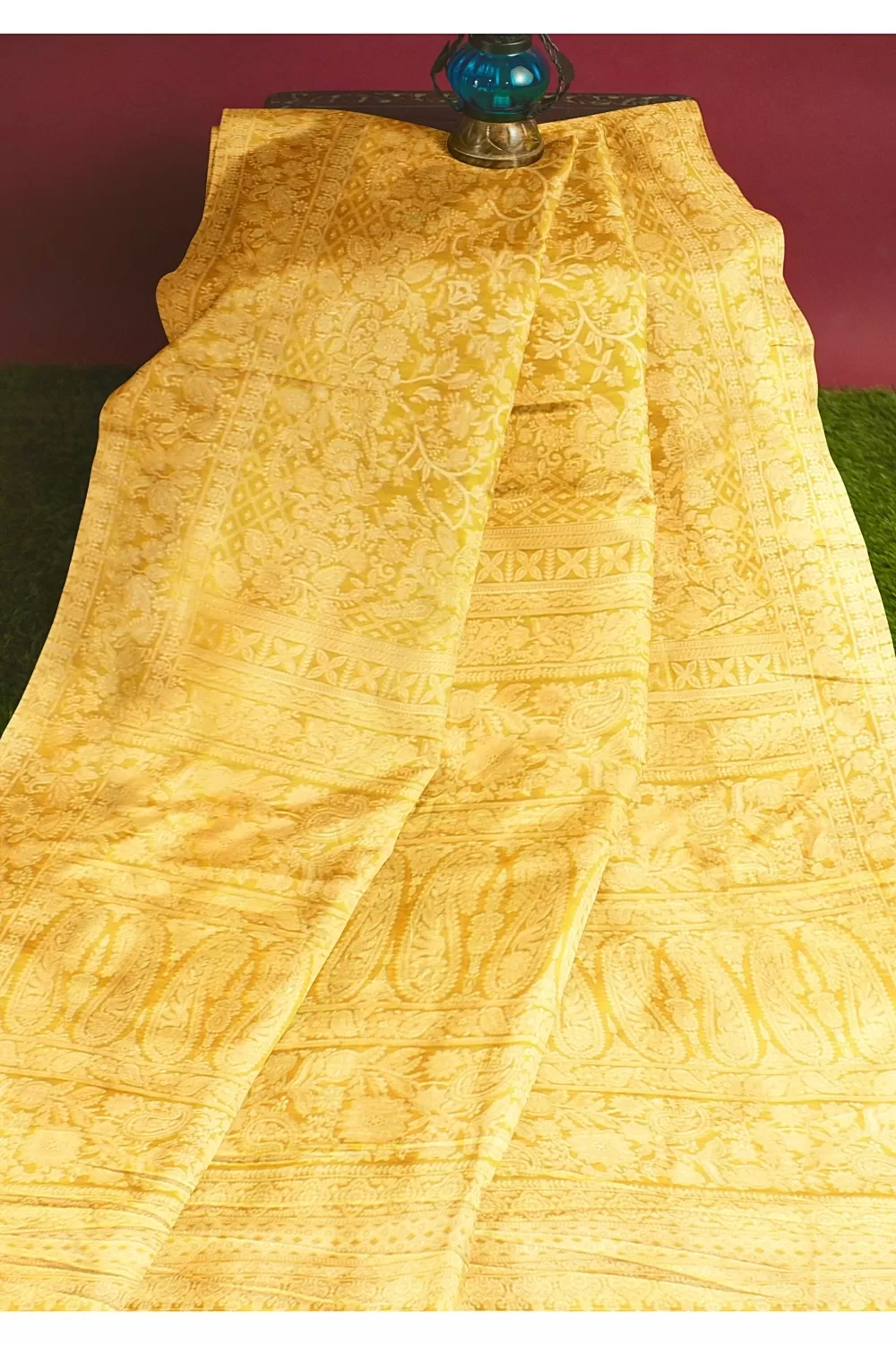 Musterd Yellow Colour Soft Silk Saree