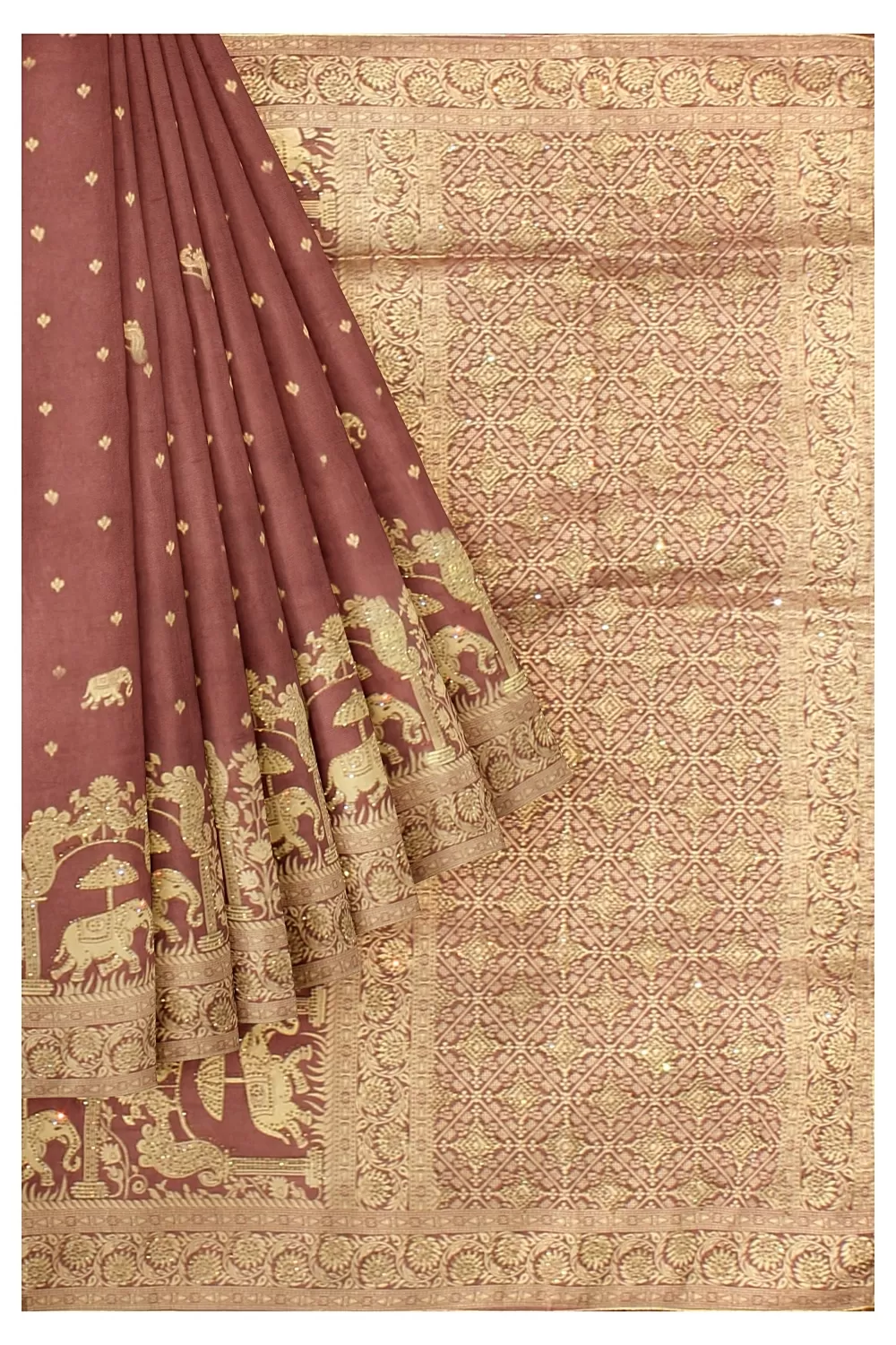 Dusty Colour Soft Silk Saree