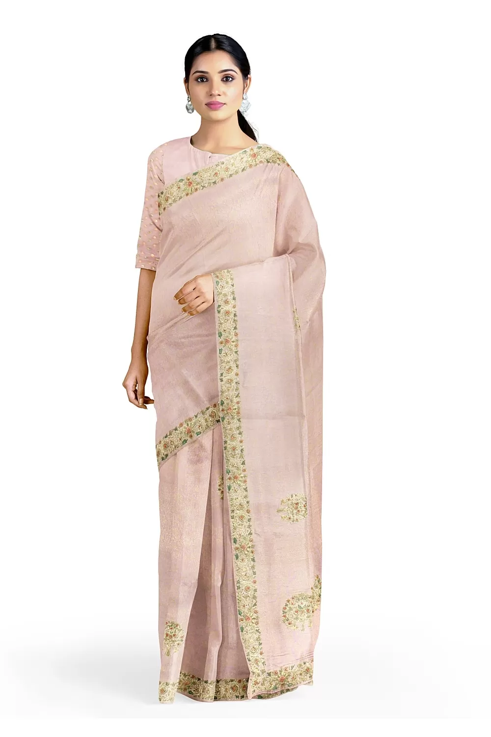 Mauve Colour Silk Saree