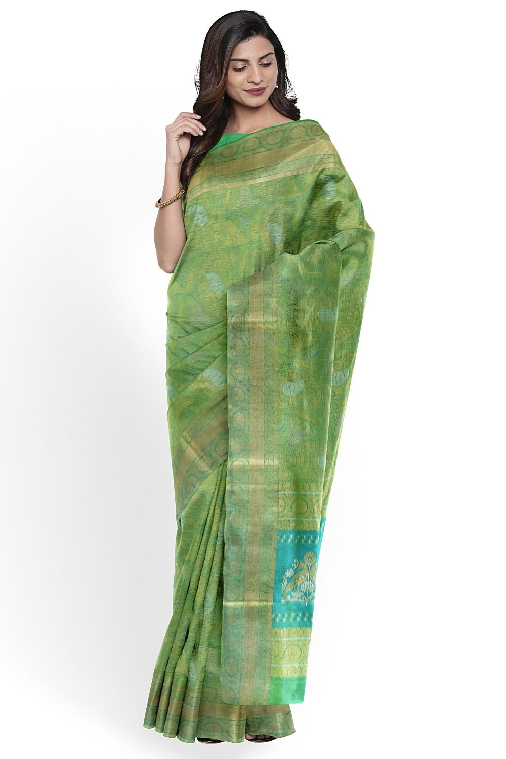 Green Kanjivaram Silk Saree