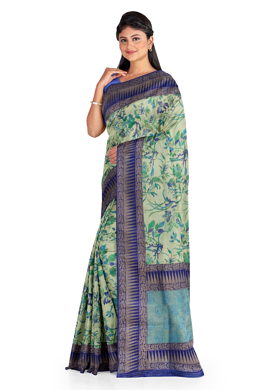 Pista Soft Silk Saree