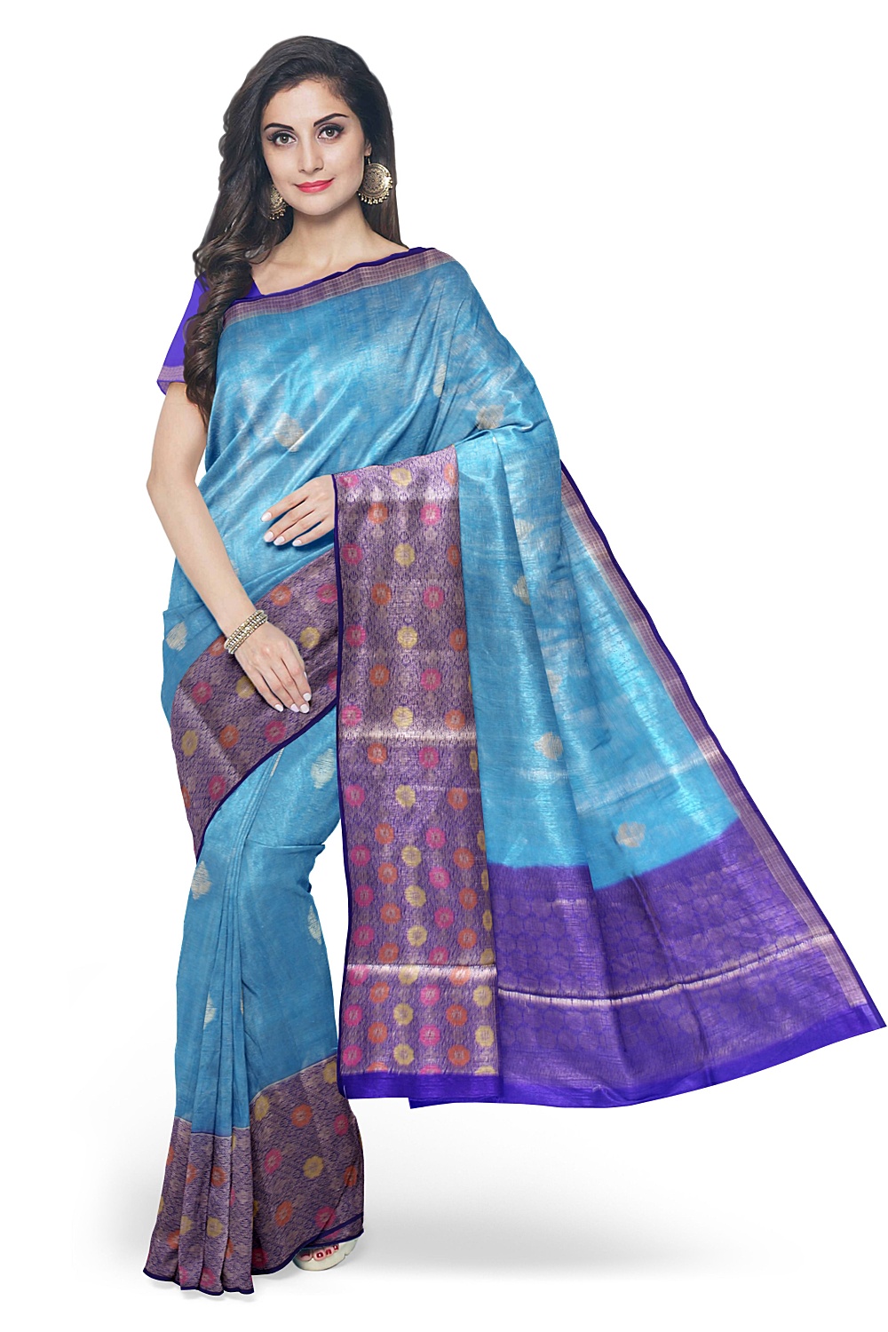 Blue Kanjivaram Silk Saree