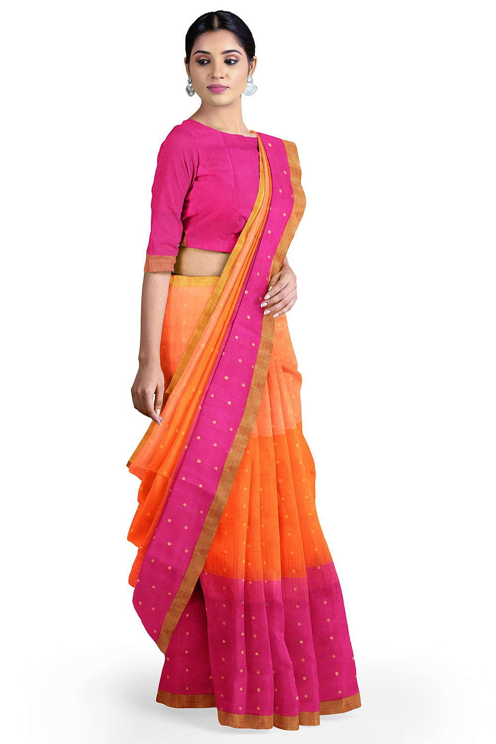 Multicolour Kanjivaram Silk Saree