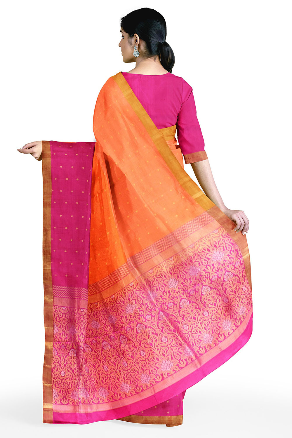 Multicolour Kanjivaram Silk Saree