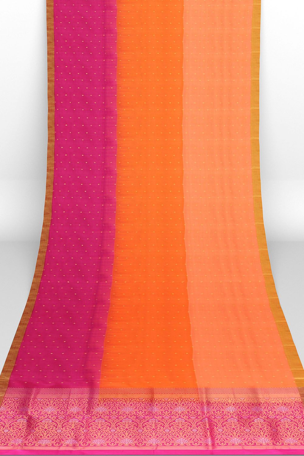 Multicolour Kanjivaram Silk Saree