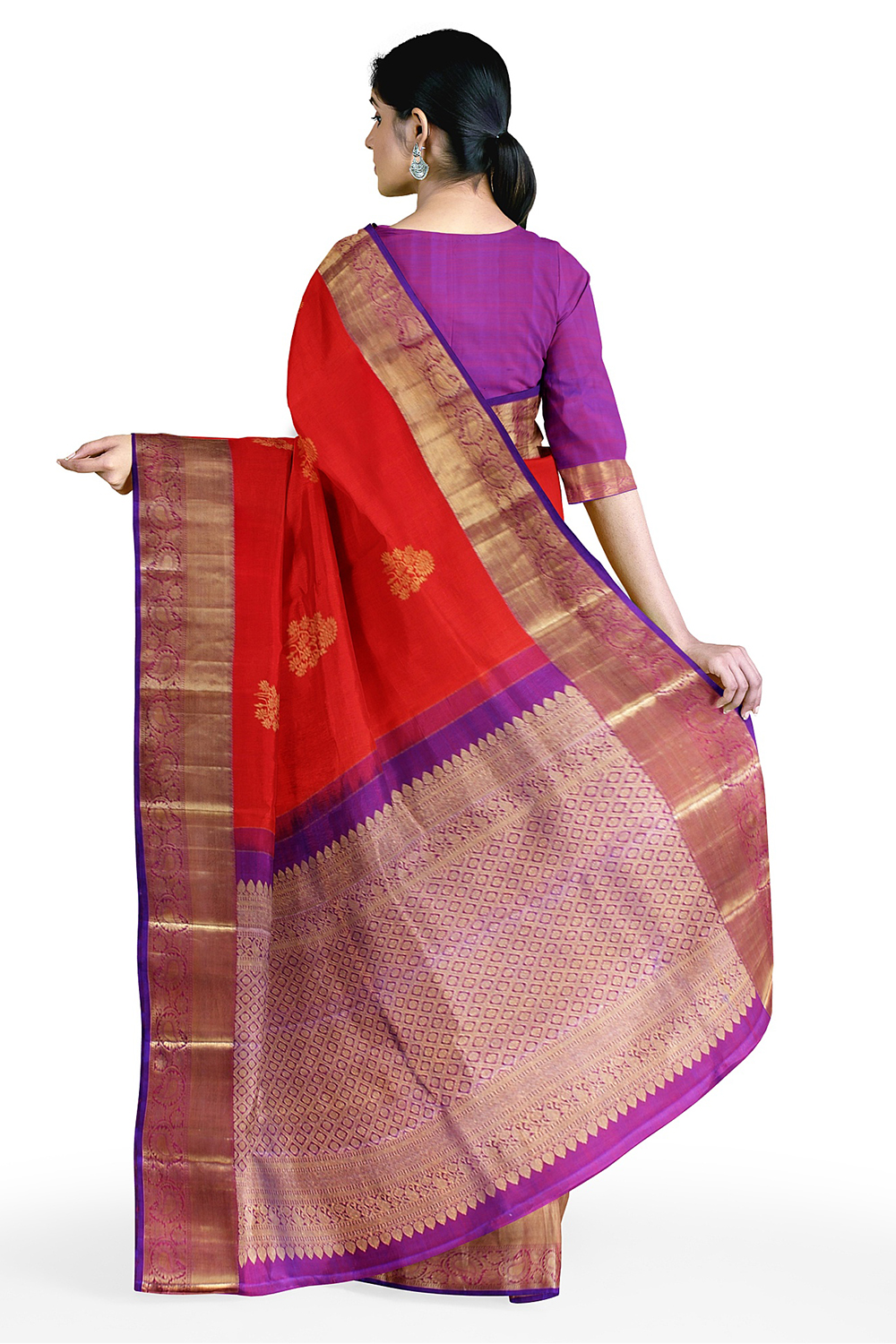 Red Kanjivaram Silk Saree