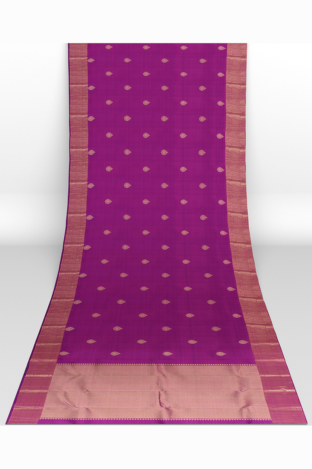 Purple Kanjivaram Silk Saree