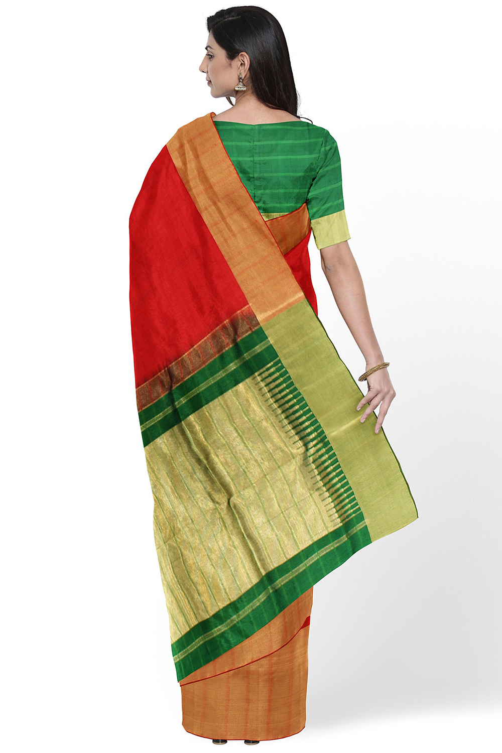 Red Kanjivaram Silk Saree