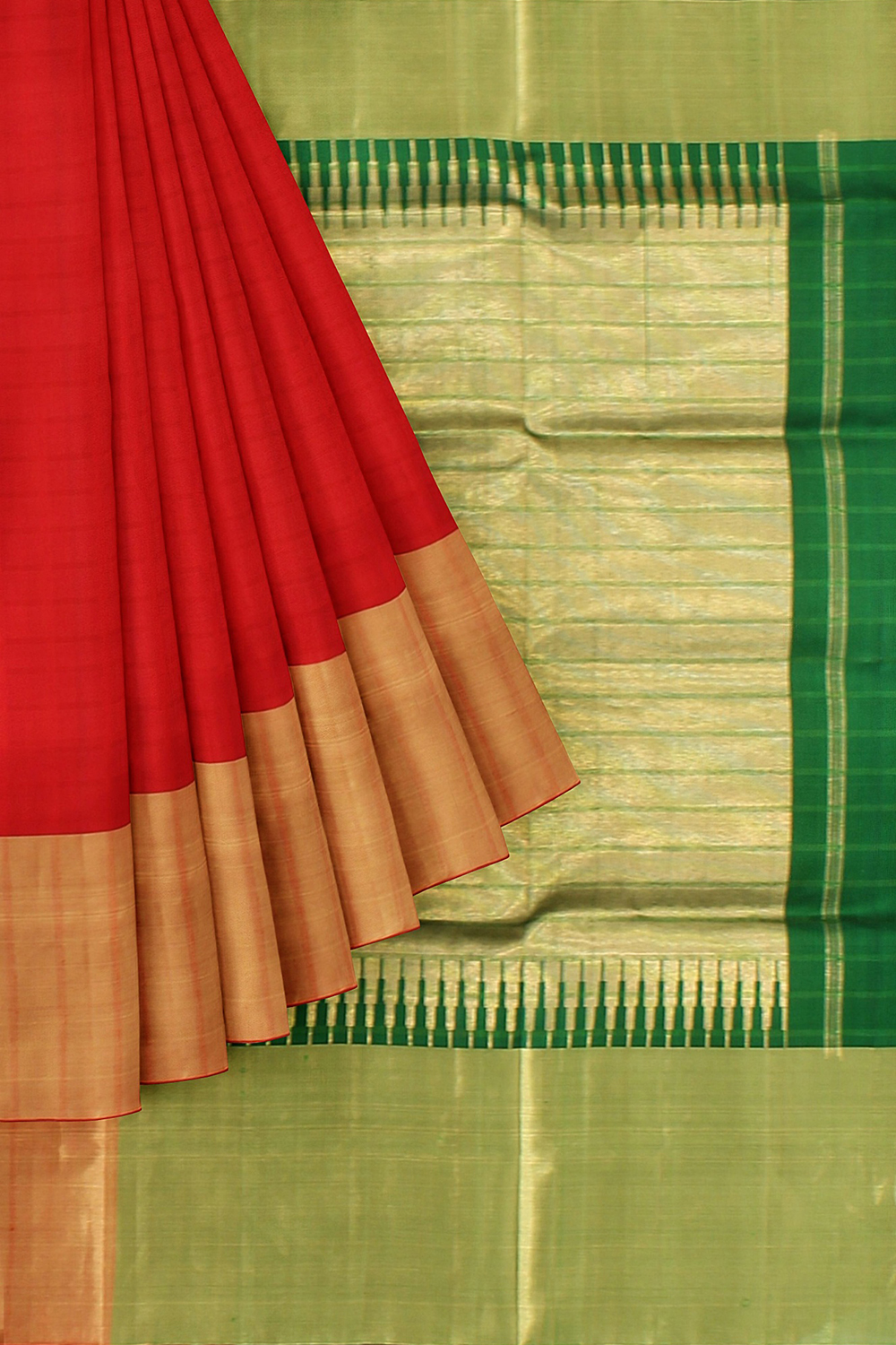 Red Kanjivaram Silk Saree