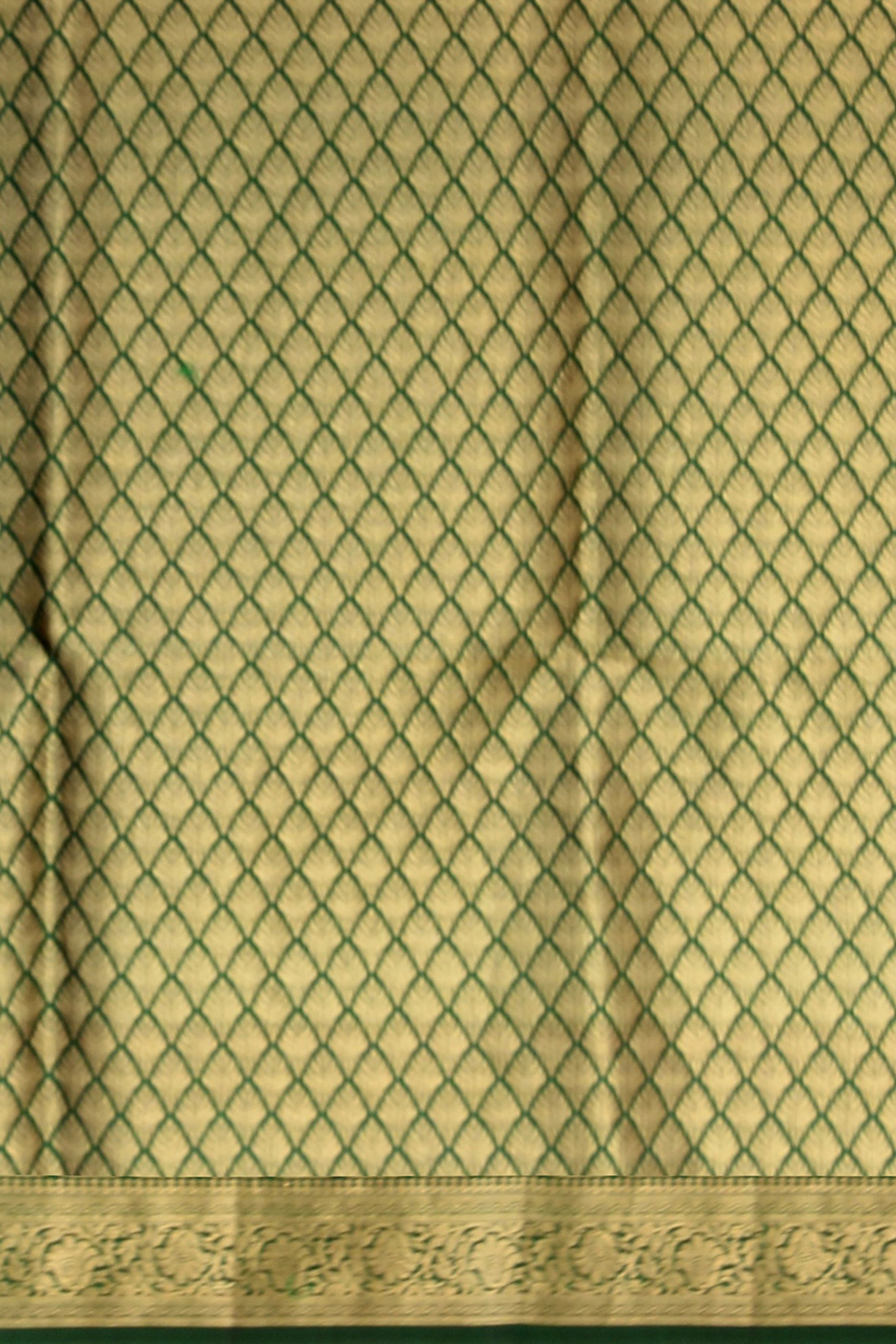 Bottle Green Kanjivaram Silk Saree