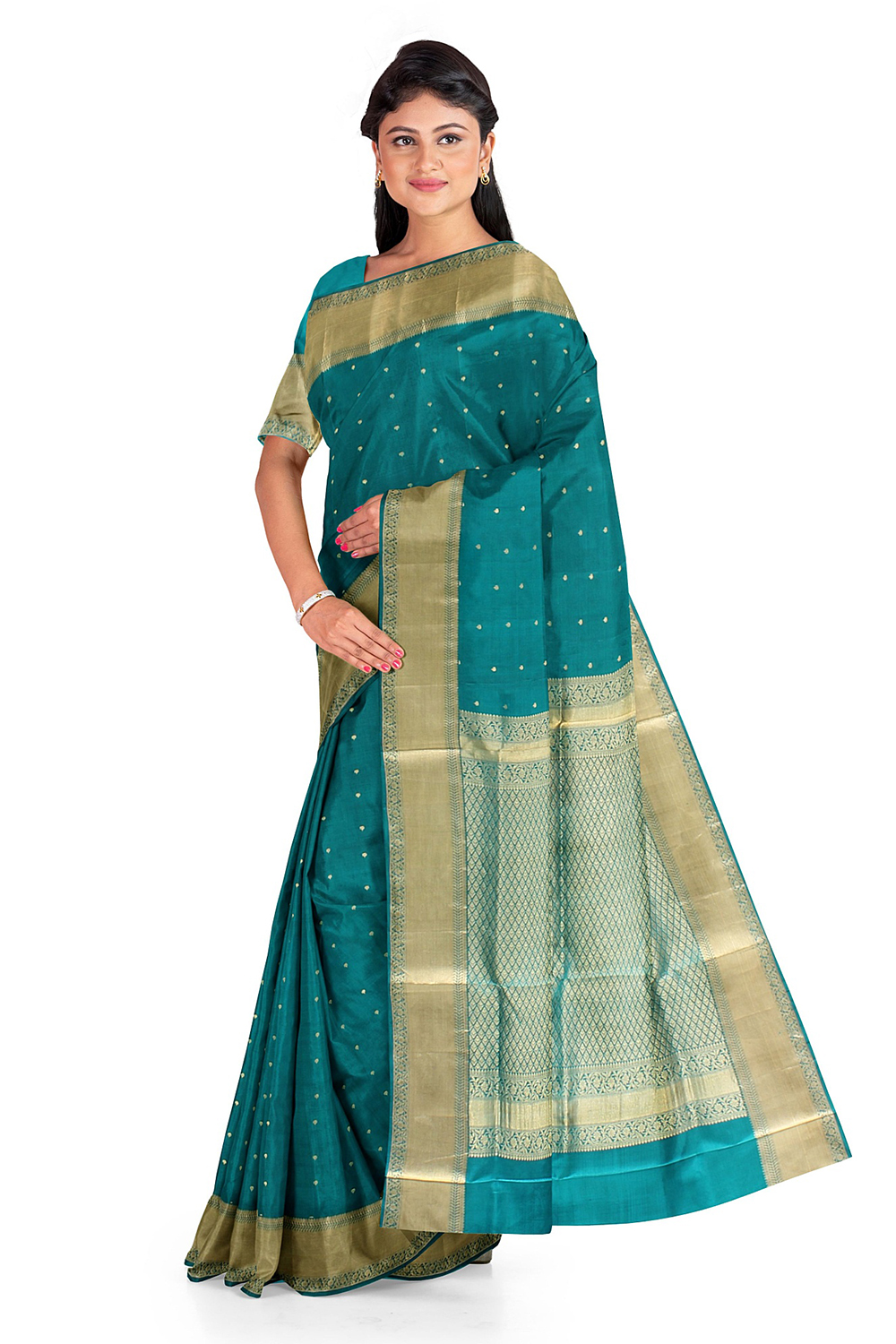 Green Kanjivaram Silk Saree