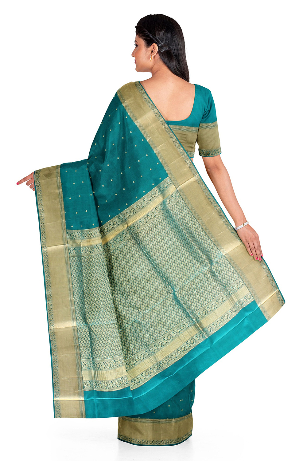 Green Kanjivaram Silk Saree