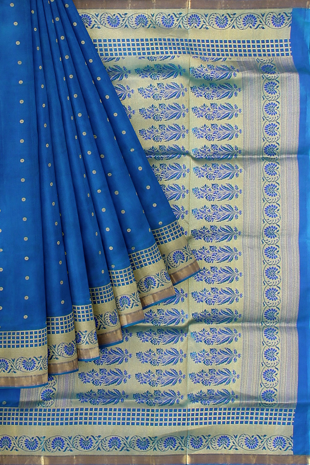 Blue Kanjivaram Silk Saree