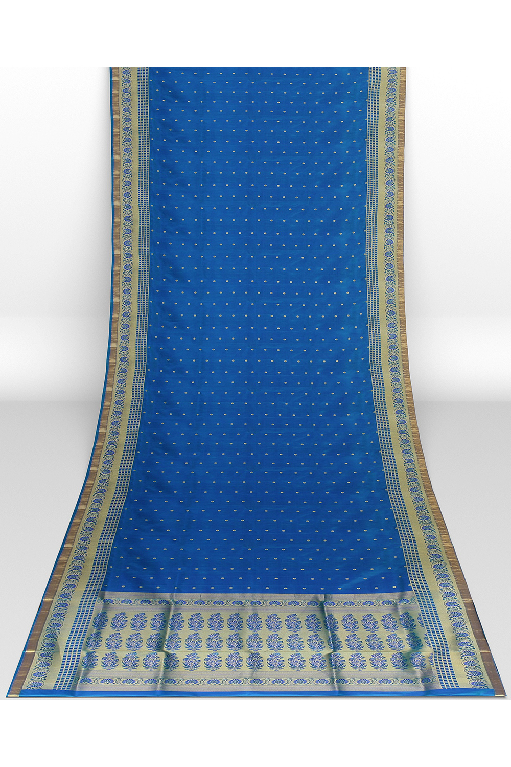 Blue Kanjivaram Silk Saree