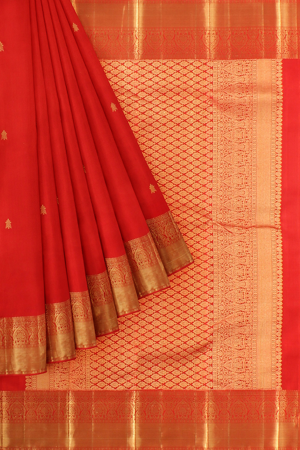 Red Kanjivaram Silk Saree