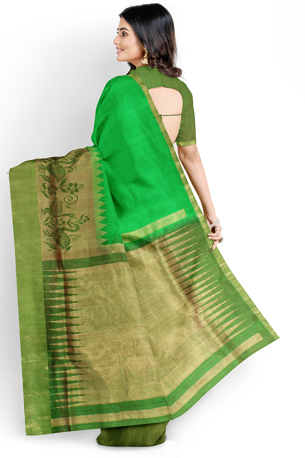 Green Kanjivaram Silk Saree