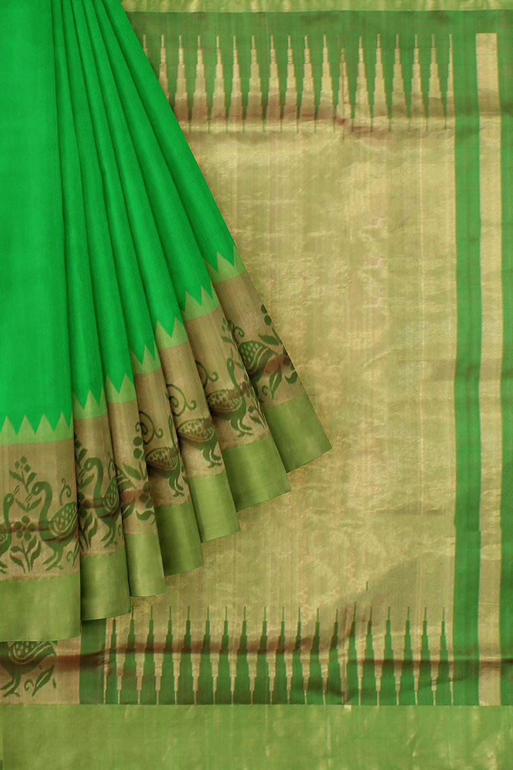 Green Kanjivaram Silk Saree