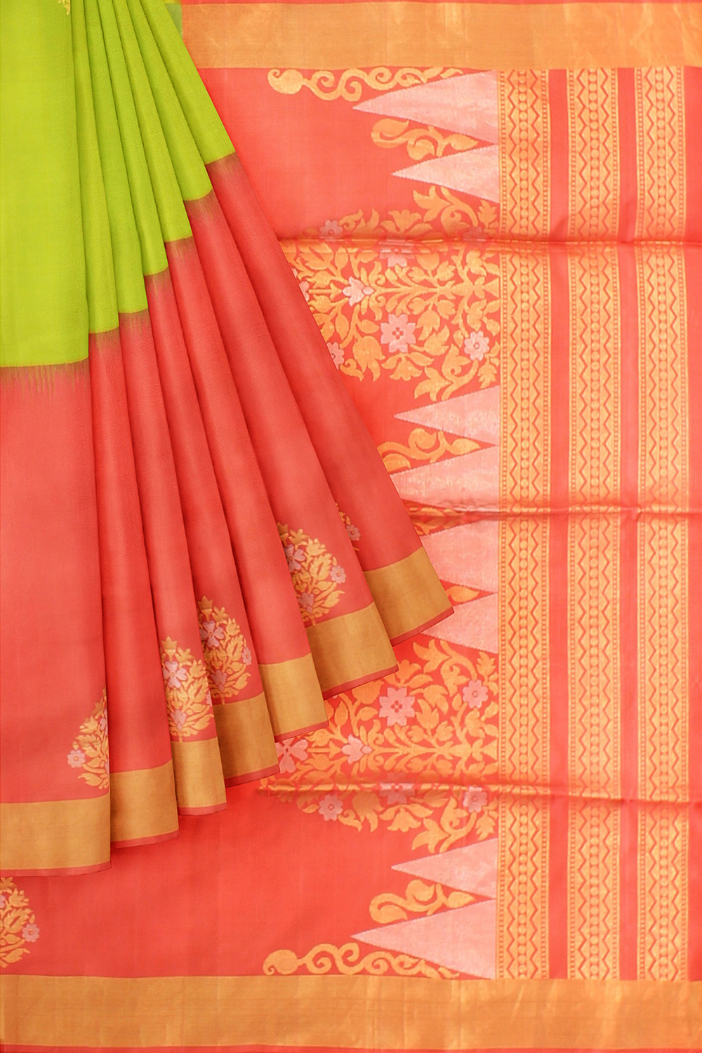 Half & Half Kanjivaram Silk Saree