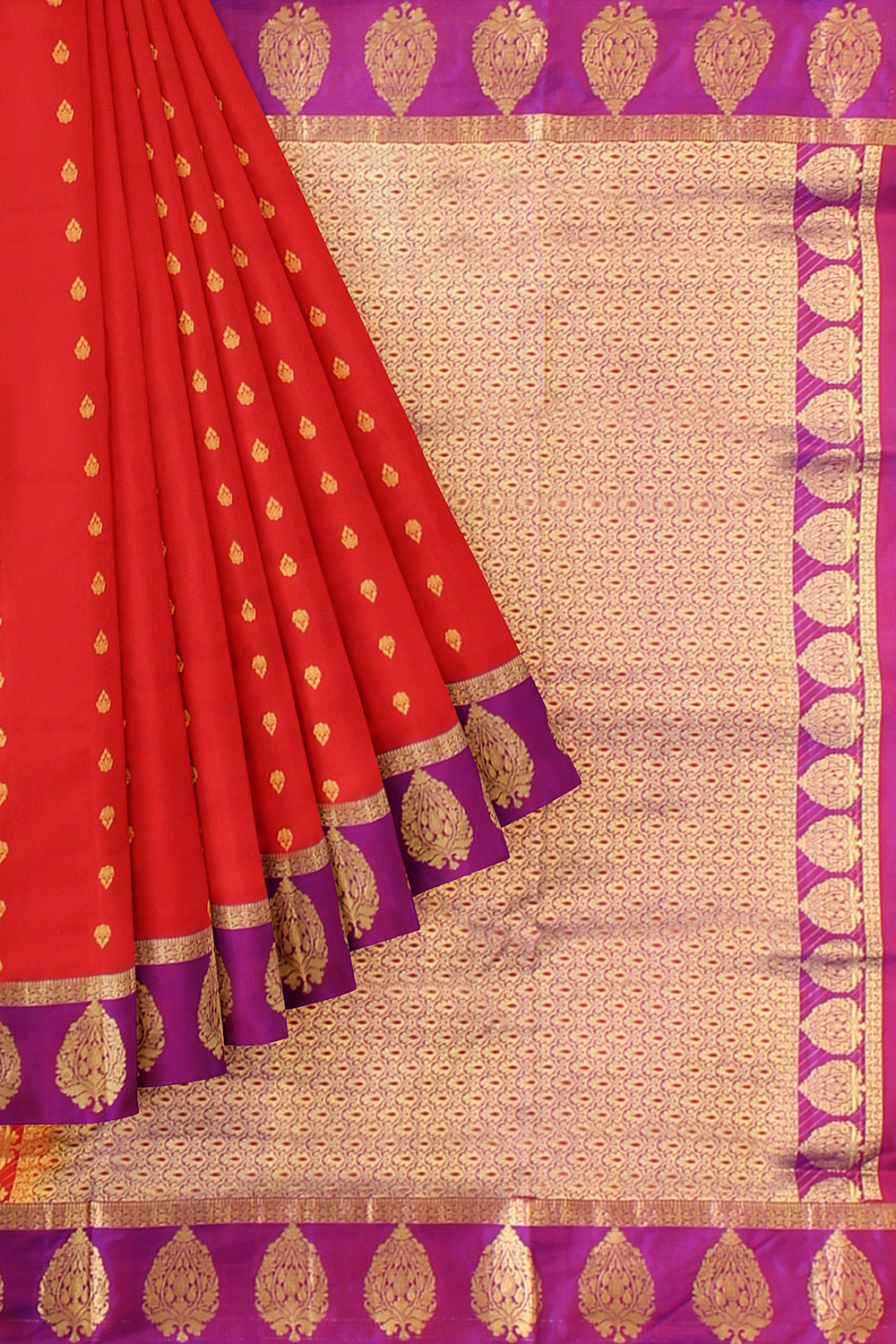 Red Kanjivaram Silk Saree