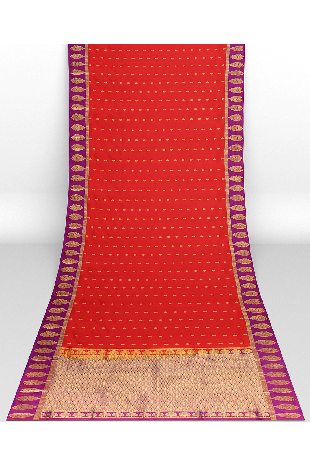 Red Kanjivaram Silk Saree