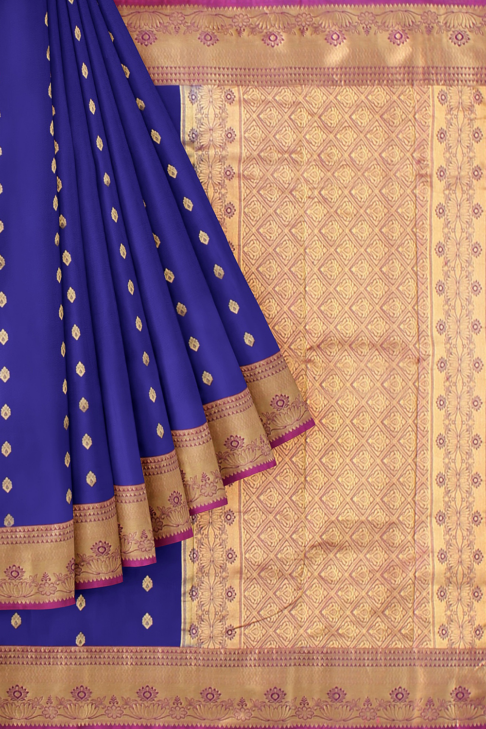 Blue Kanjivaram Silk Saree