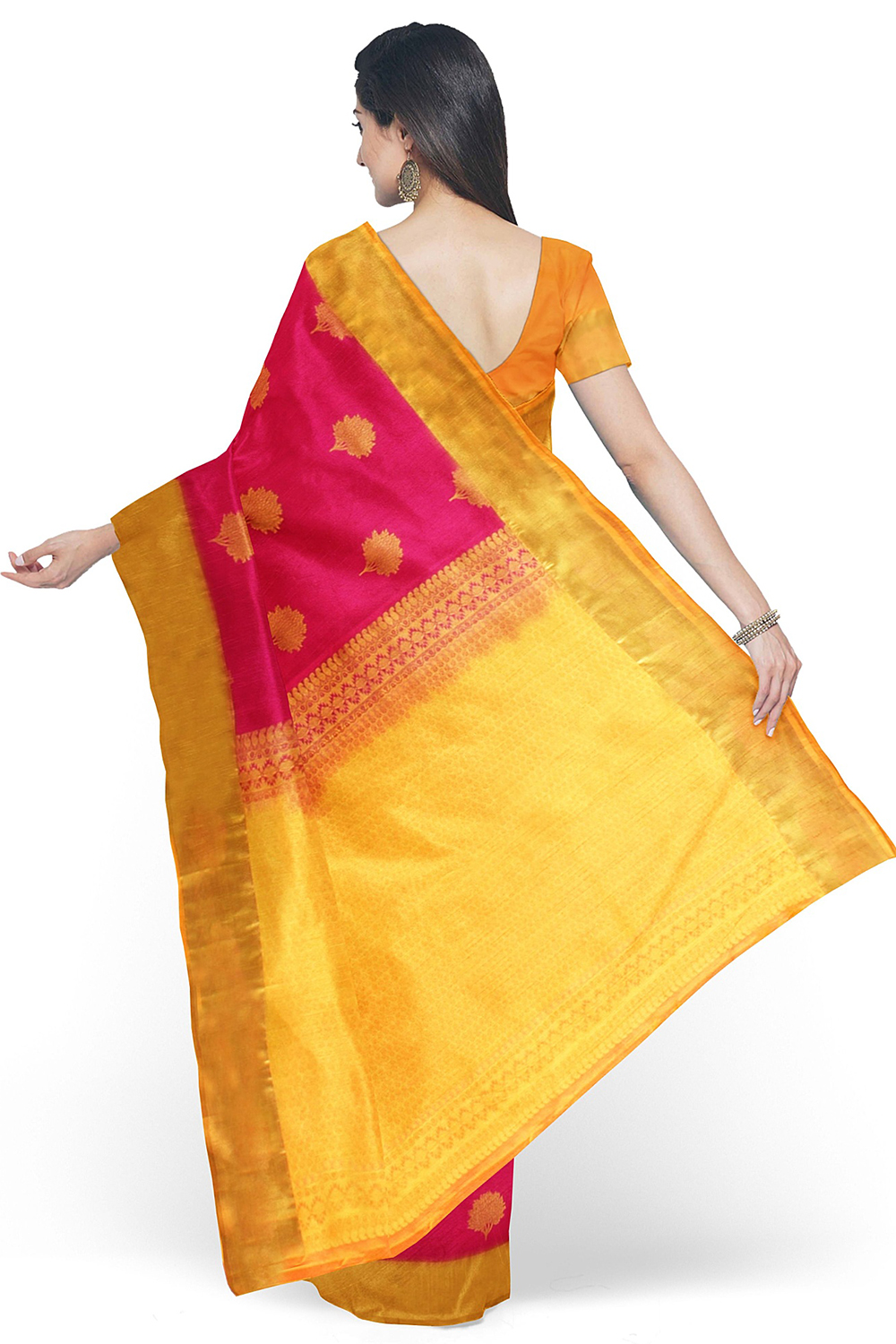 Pink Kanjivaram Silk Saree