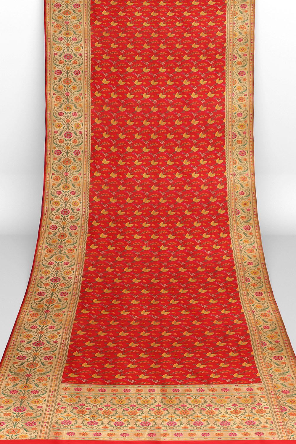 Red Banarsi Silk Saree