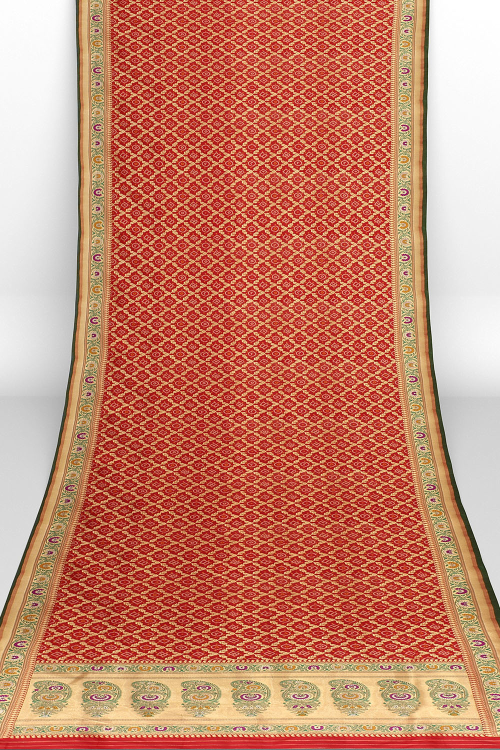 Red Banarsi Silk Saree