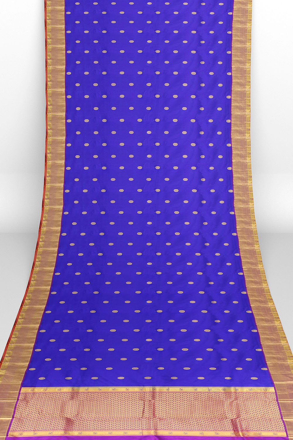 Blue Kanjivaram Silk Saree