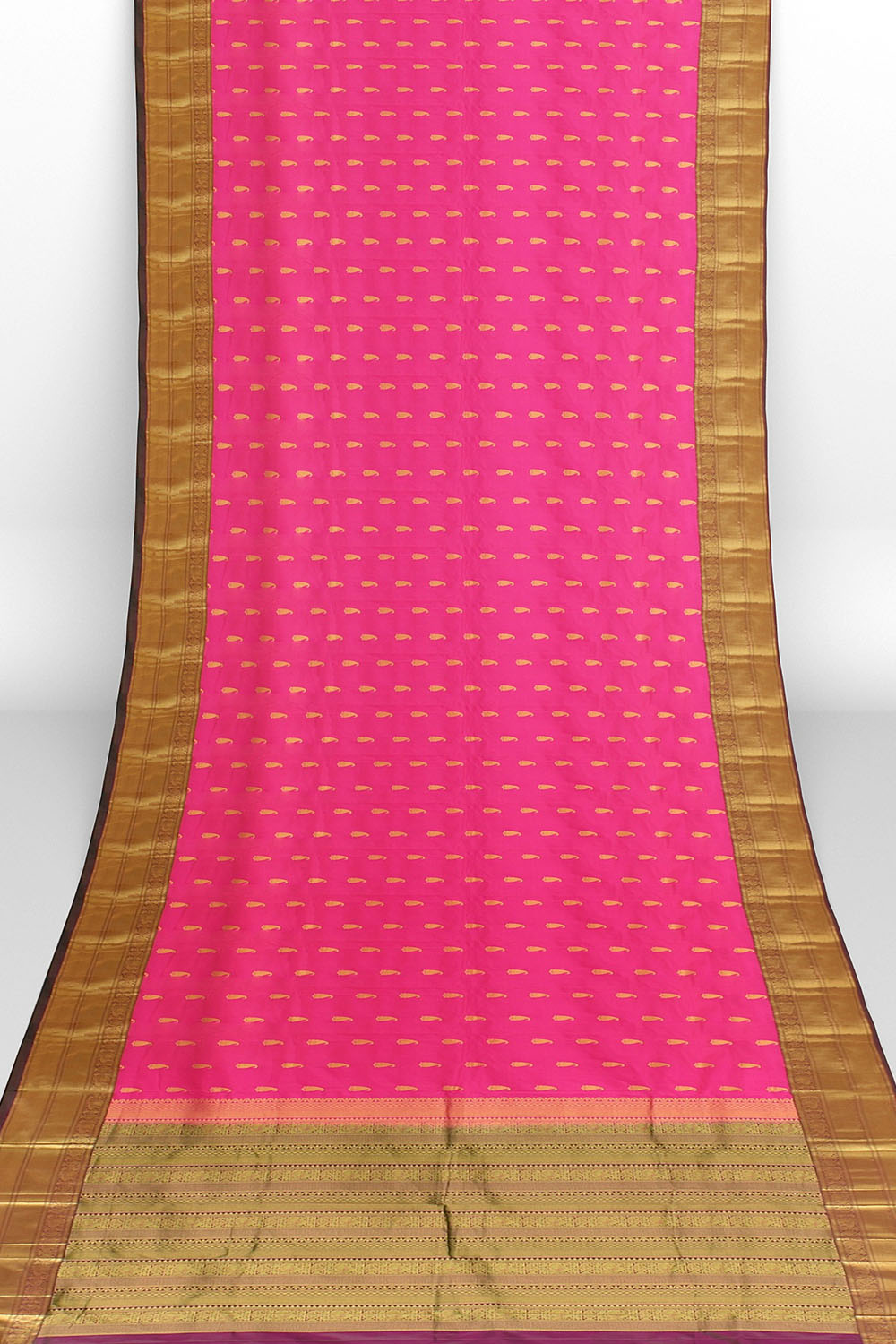 Pink Kanjivaram Silk Saree