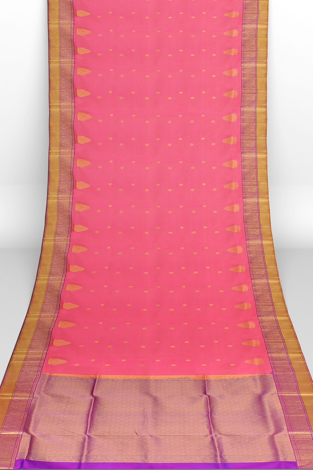 Pink Kanjivaram Silk Saree