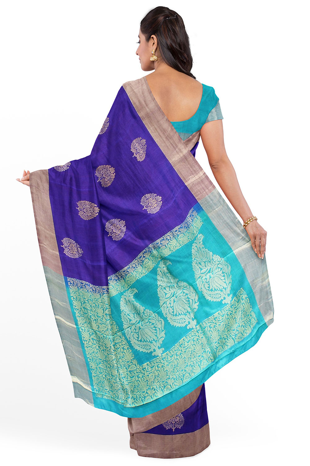 Purple Kanjivaram Silk Saree