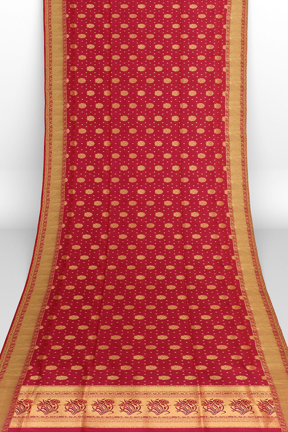 Maroon Kanjivaram Silk Saree