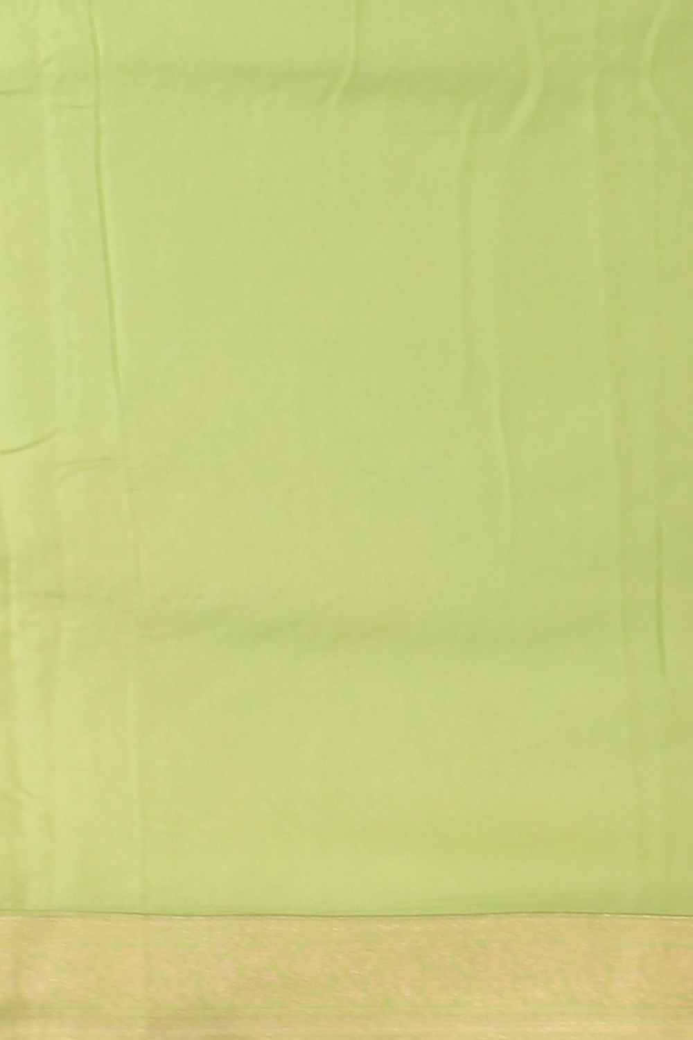 Parrot Green Banarsi Silk Saree