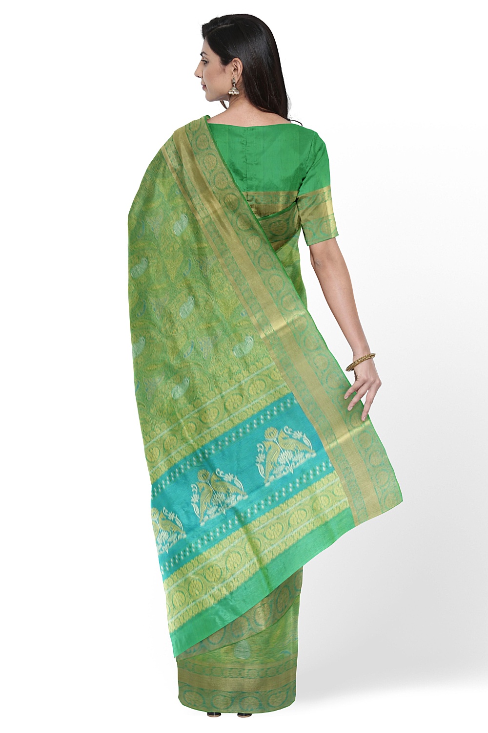 Green Kanjivaram Silk Saree