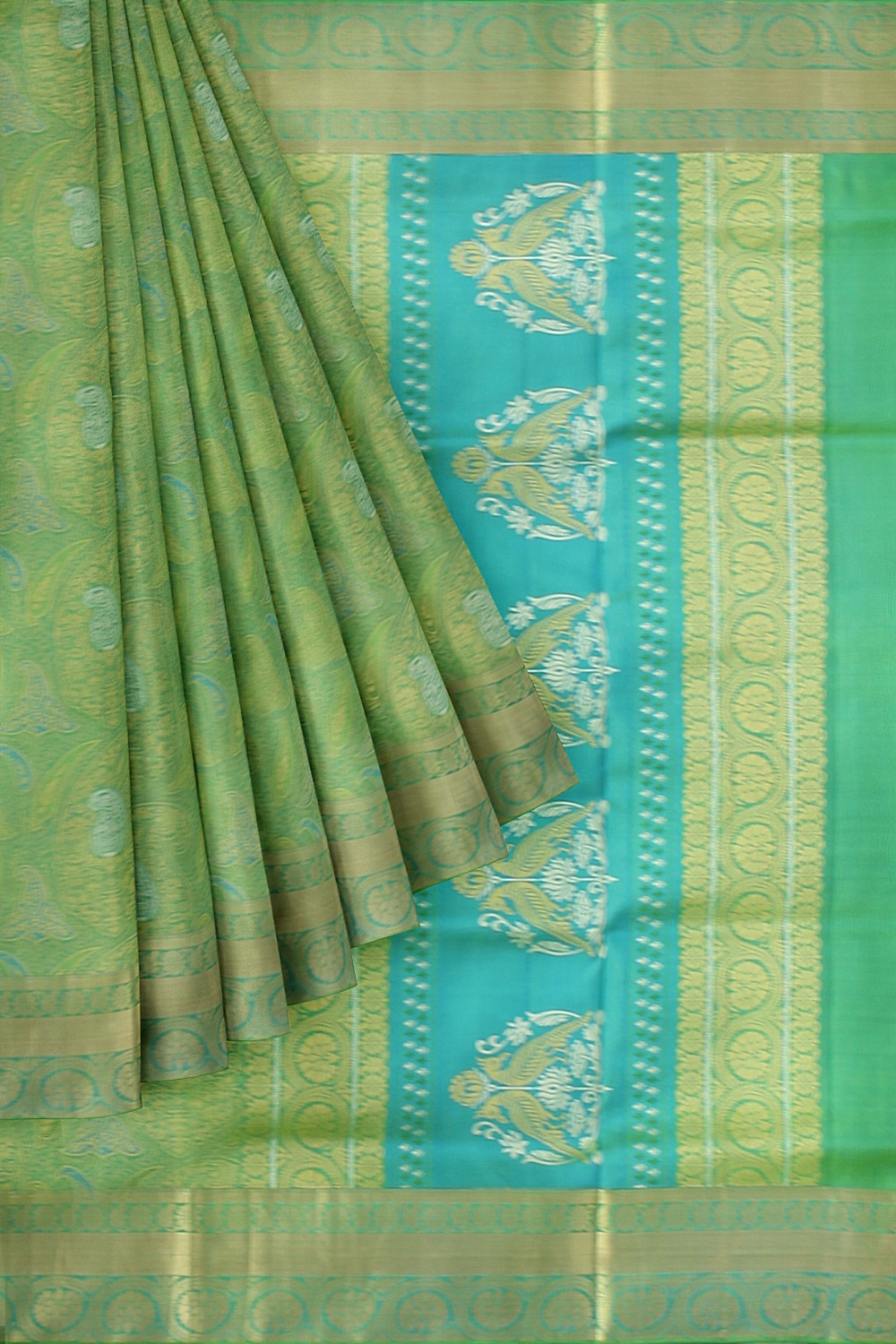 Green Kanjivaram Silk Saree