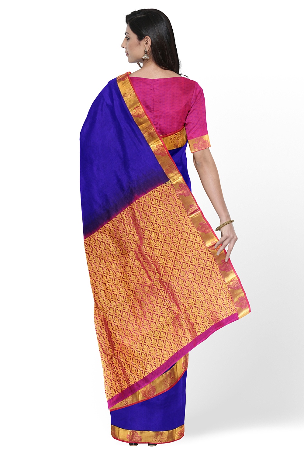 Royal Blue Kanjivaram Silk Saree