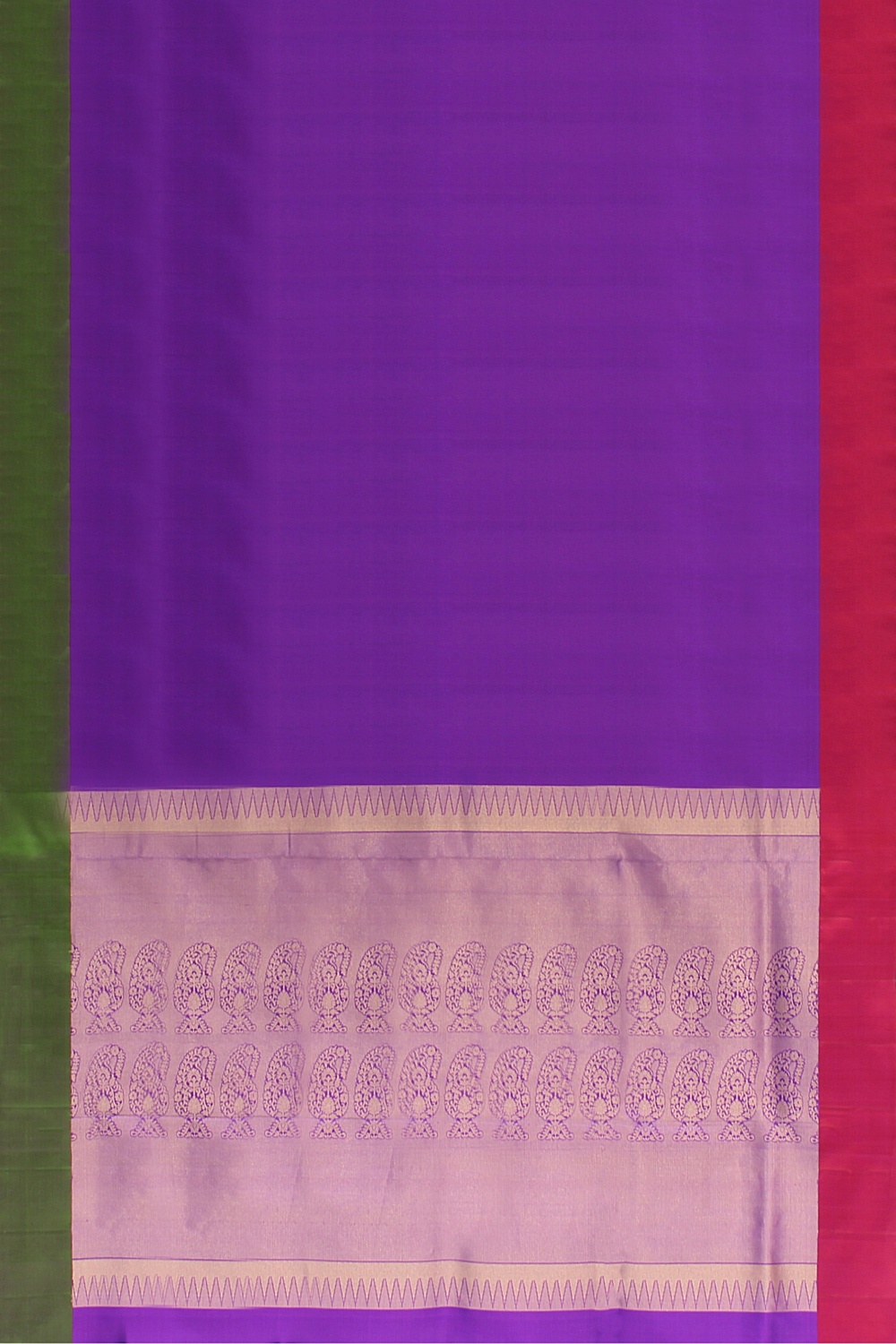 Purple Kanjivaram Silk Saree