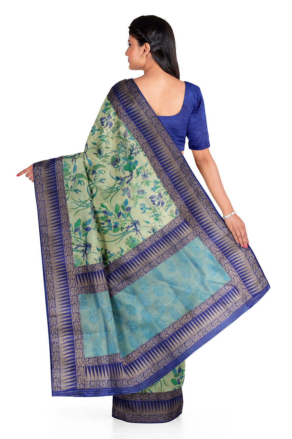 Pista Soft Silk Saree