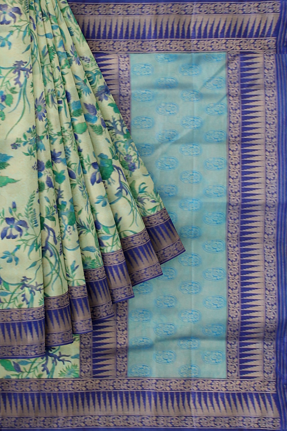 Pista Soft Silk Saree